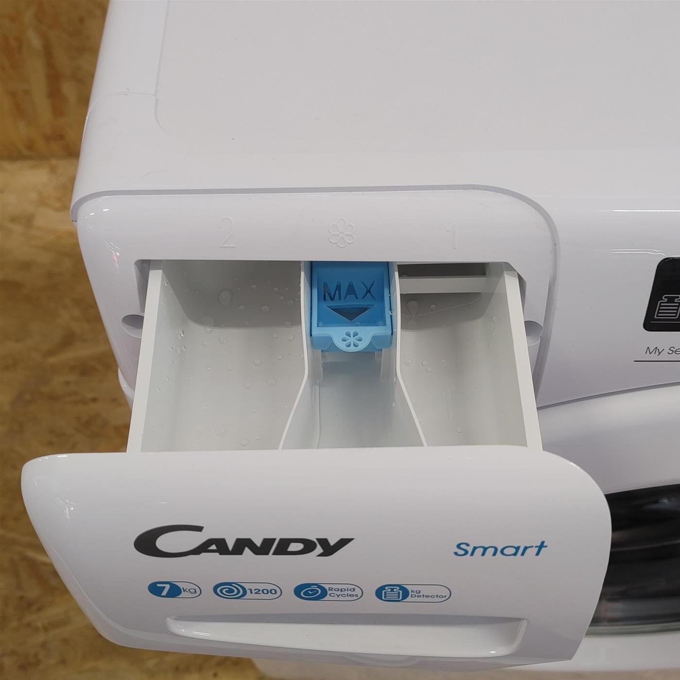 Candy Smart CS 1272D3/1-01 lavatrice Caricamento frontale 7 kg 1200 Giri/min Bianco