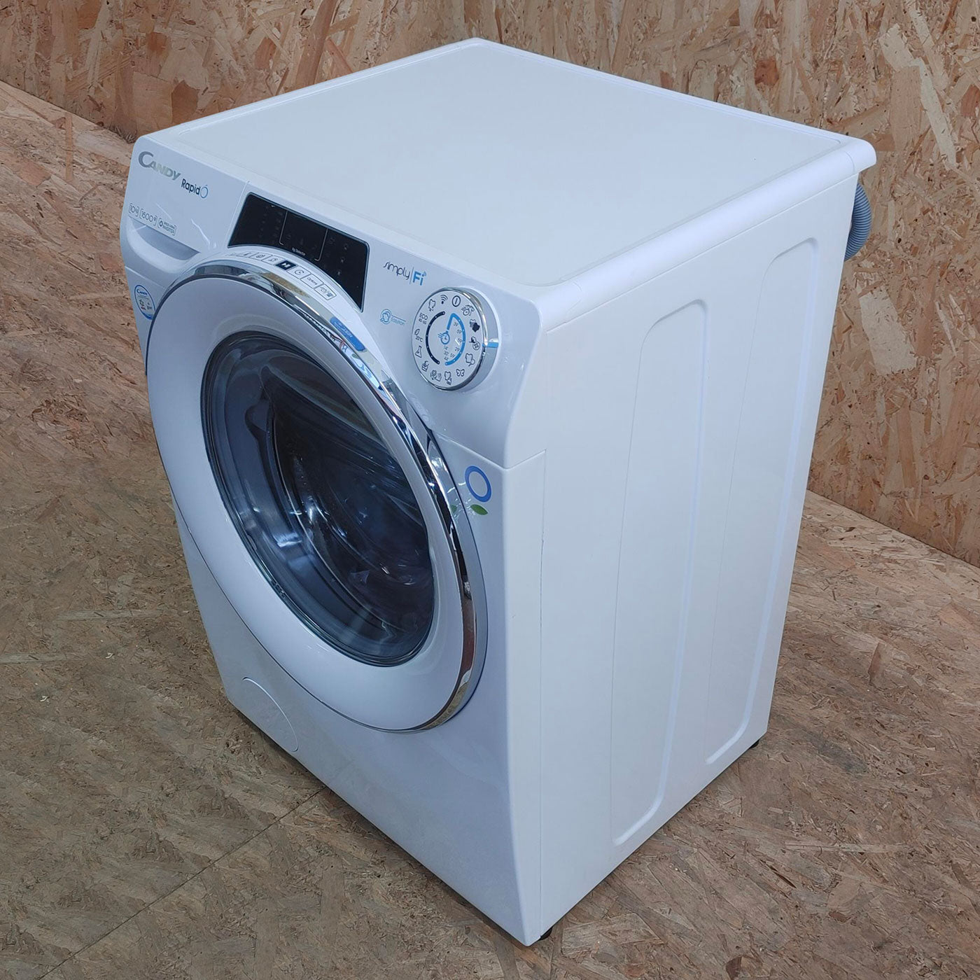 Candy RapidÓ RO16106DWMCE/1-S lavatrice Caricamento frontale 10 kg 1600 Giri/min Bianco
