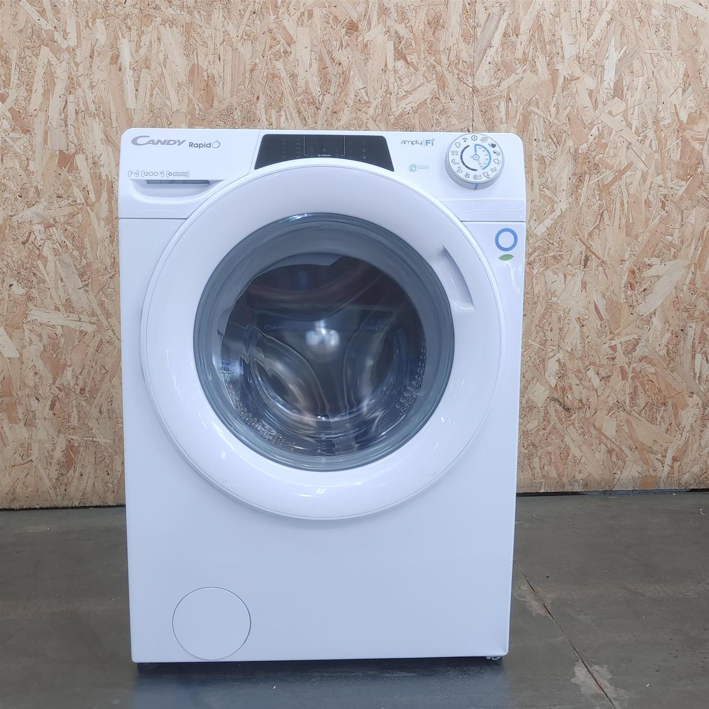 Lavatrice Candy RapidÓ RO4 1274DWME/1-S Caricamento frontale 7 kg 1200 Giri/min Bianco