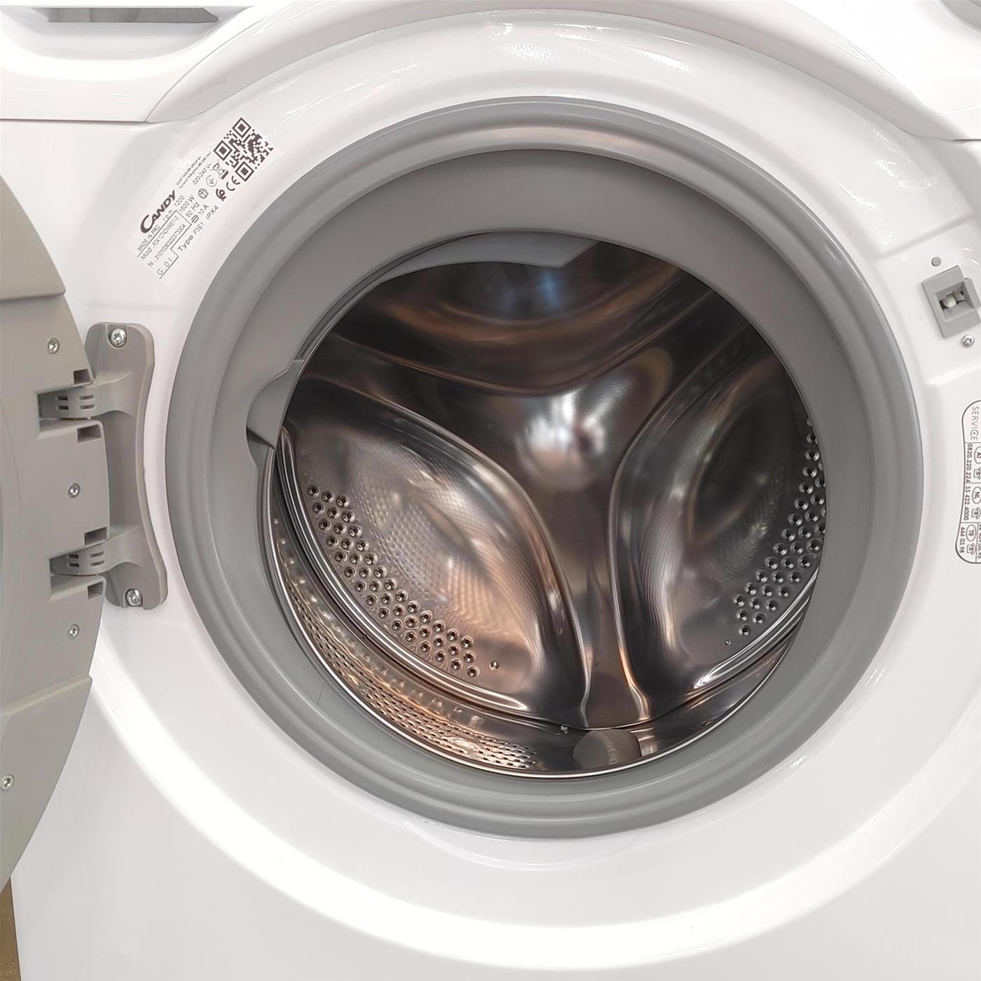 Lavatrice Candy RapidÓ RO4 1274DWME/1-S Caricamento frontale 7 kg 1200 Giri/min Bianco