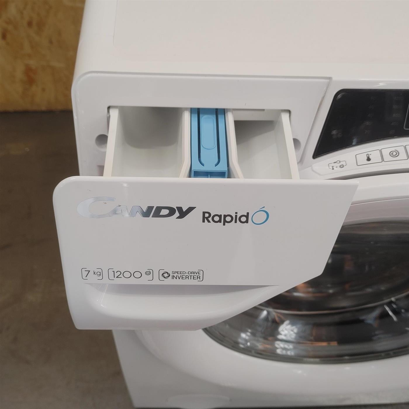 Lavatrice Candy RapidÓ RO4 1274DWME/1-S Caricamento frontale 7 kg 1200 Giri/min Bianco
