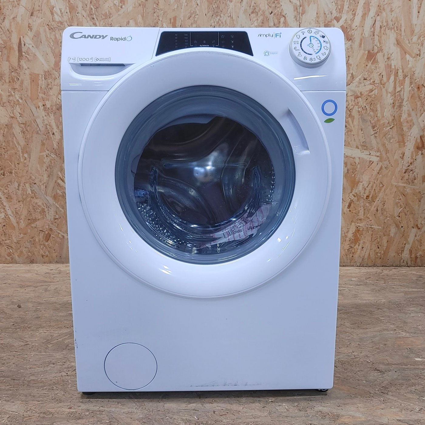 Lavatrice Candy RapidÓ RO4 1274DWME/1-S Caricamento frontale 7 kg 1200 Giri/min Bianco
