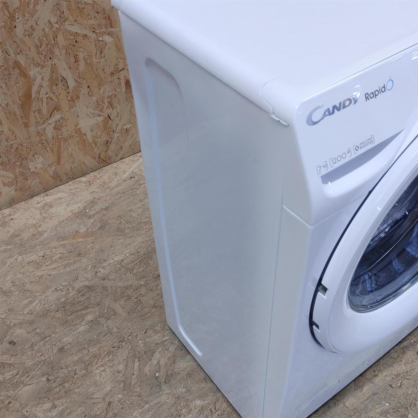 Lavatrice Candy RapidÓ RO4 1274DWME/1-S Caricamento frontale 7 kg 1200 Giri/min Bianco
