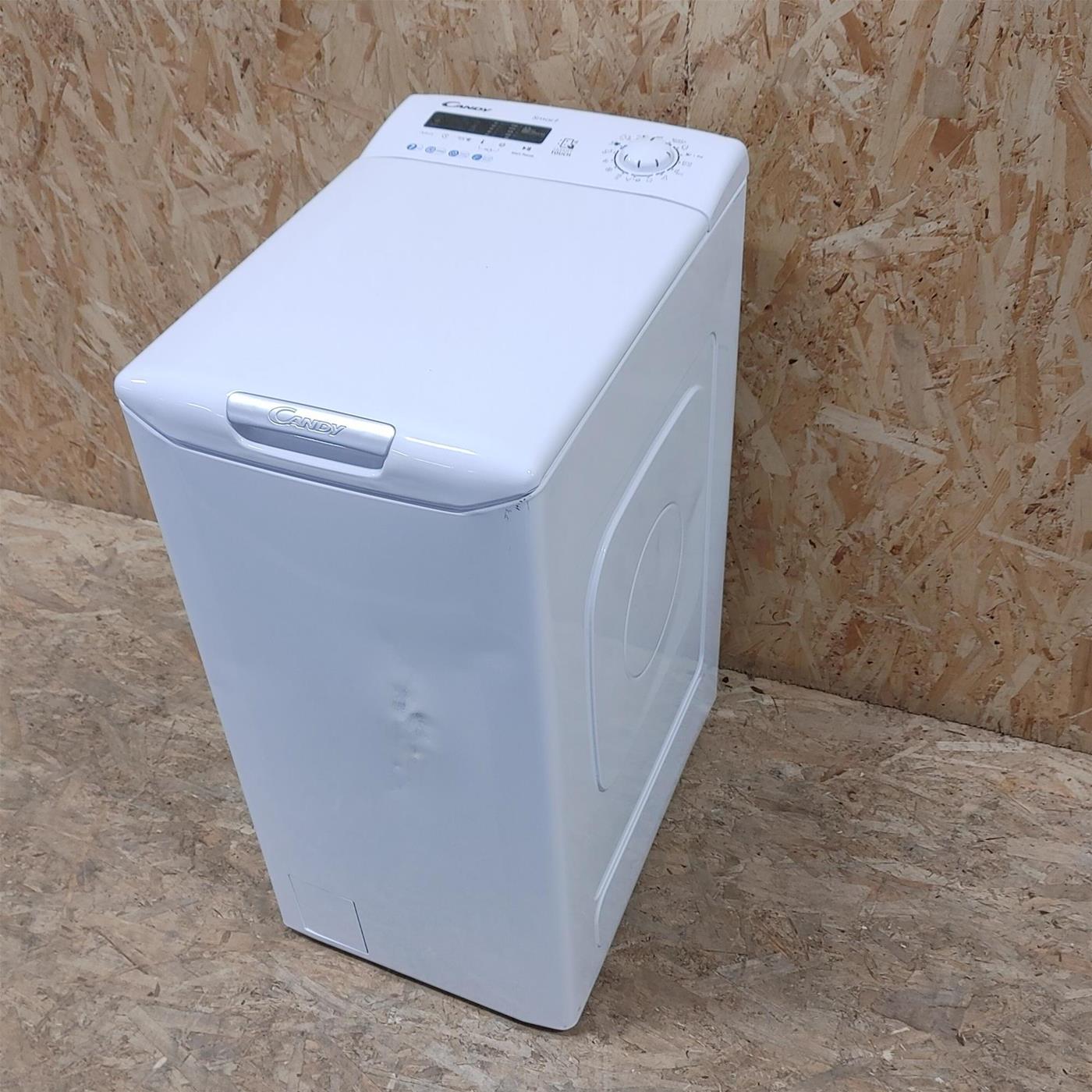 Candy Smart CSTG 272DVE/1-S Lavatrice Caricamento dall'alto 7 kg 1200 Giri/min Bianco