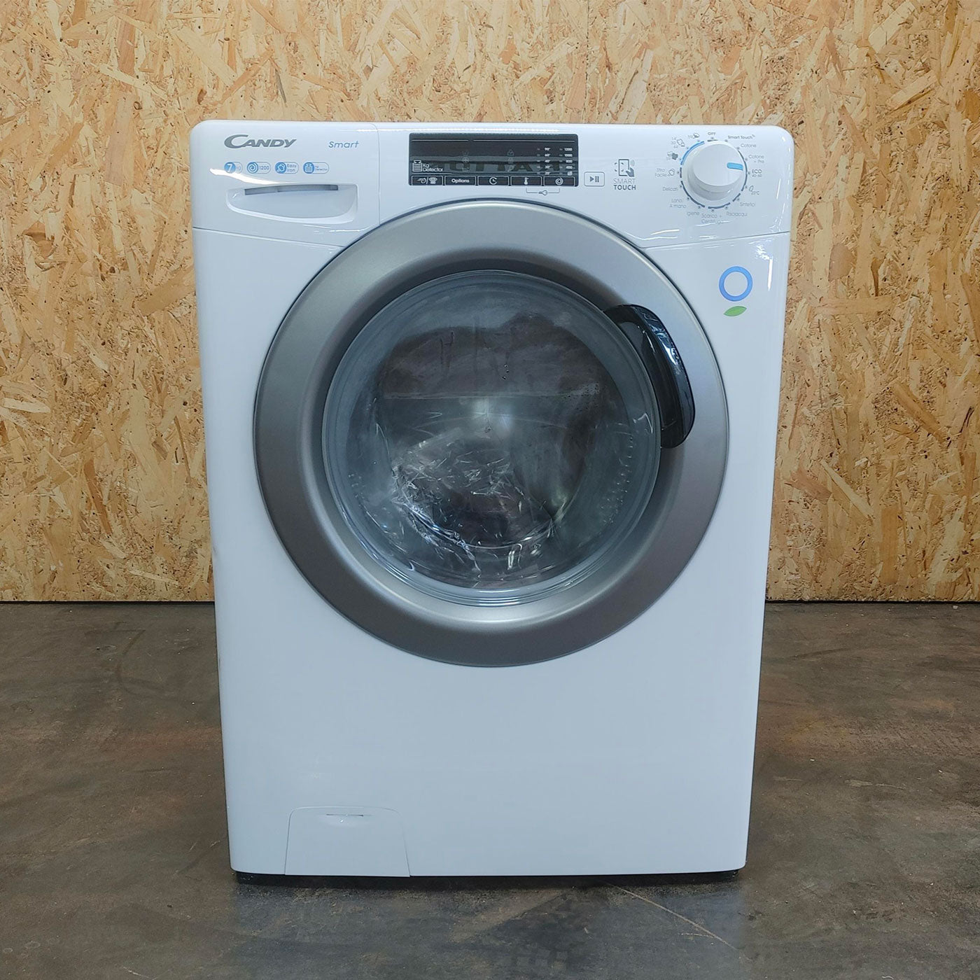 Candy Smart CSS4127TRE/1-11 lavatrice Caricamento frontale 7 kg 1200 Giri/min D Bianco