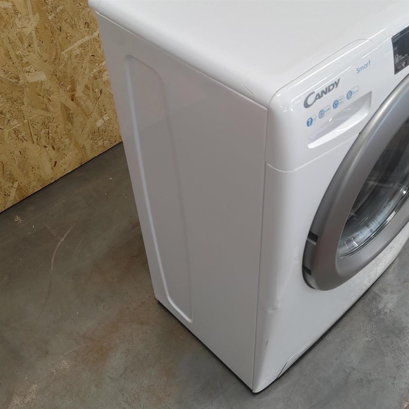 Candy Smart CSS4127TRE/1-11 lavatrice Caricamento frontale 7 kg 1200 Giri/min D Bianco
