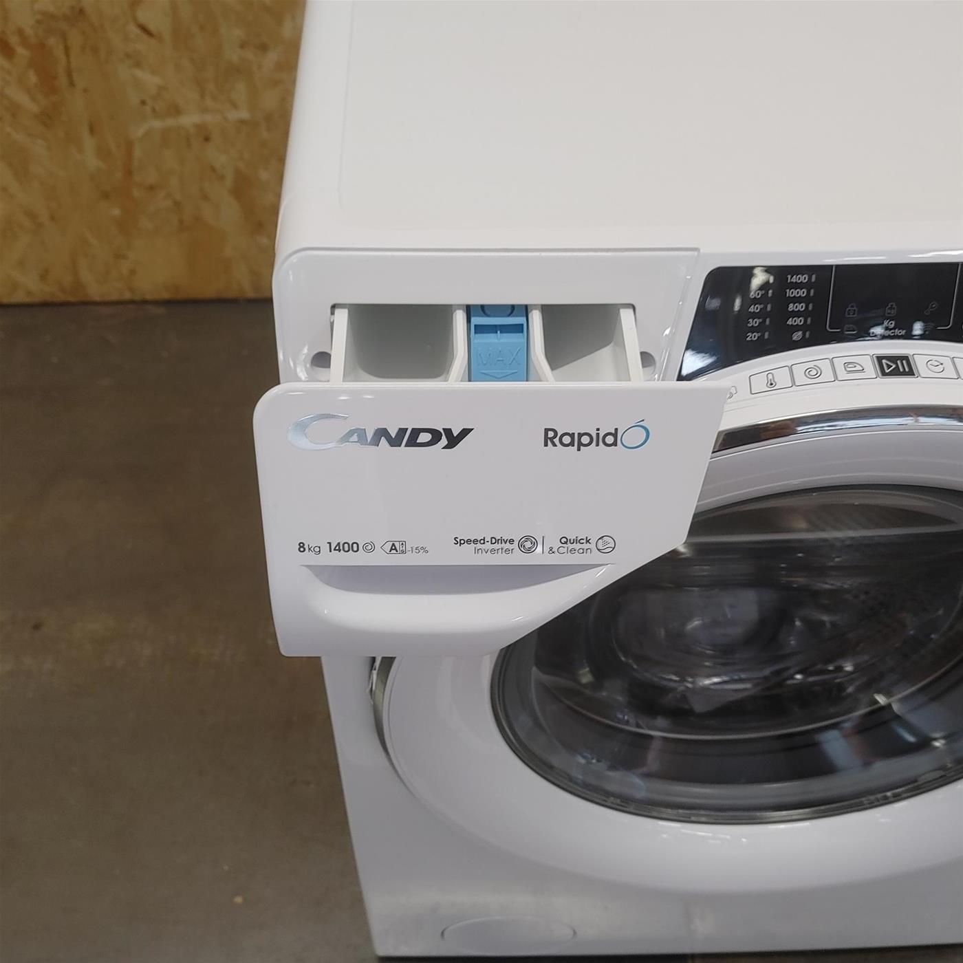 CANDY RO 486DWMC7/1-S LAVATRICE, Caricamento frontale, 8 kg, 53 cm, Classe A