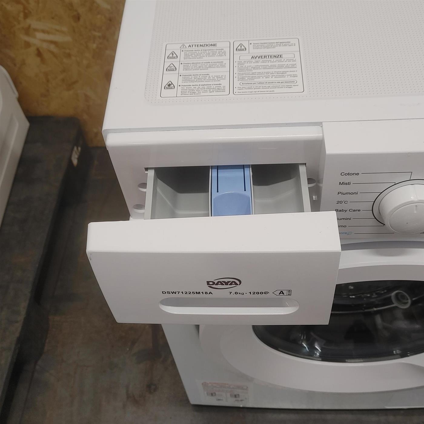 Lavatrice DAYA DSW71225M18A Motore Inverter 7 Kg