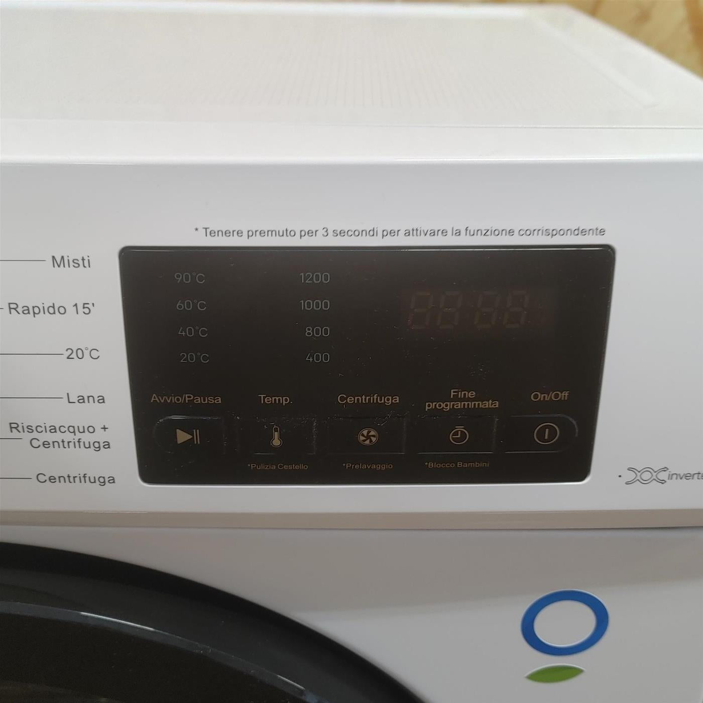 Lavatrice DAYA DSW71224M15A Motore Inverter 7 Kg