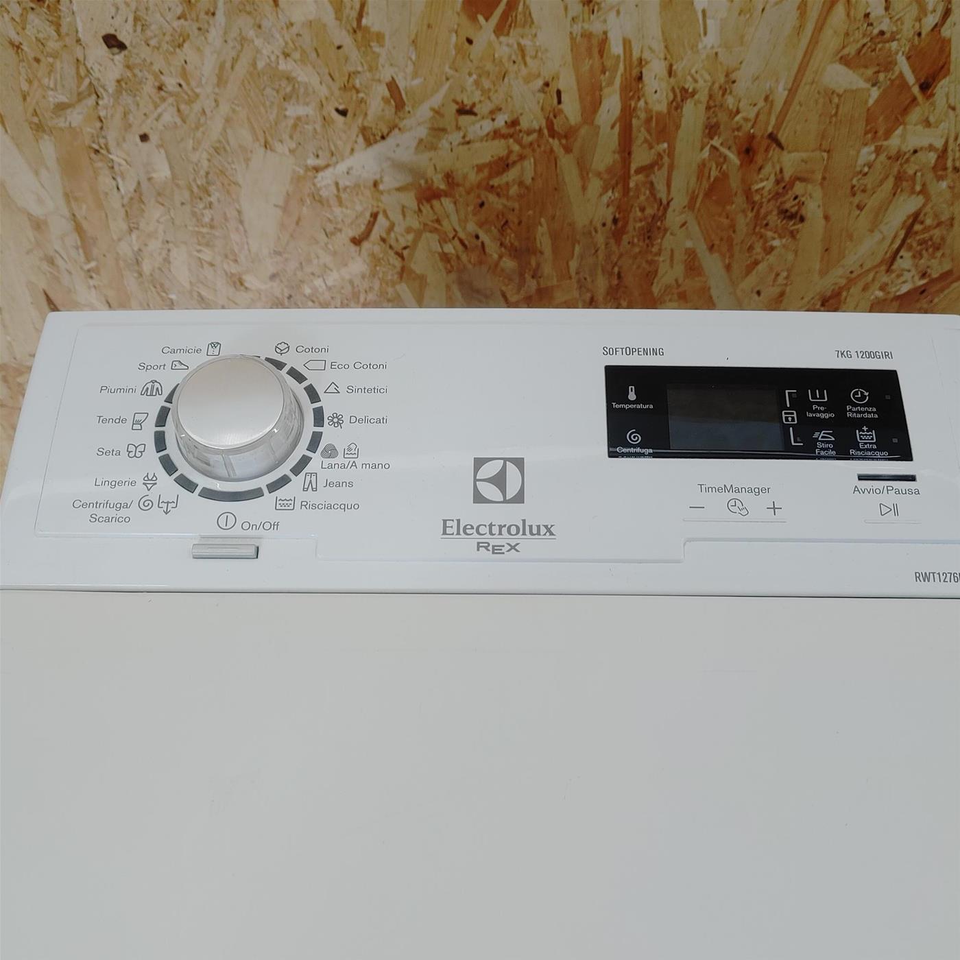 Electrolux RWT1276EDW lavatrice Caricamento dall'alto 7 kg 1200 Giri/min Bianco