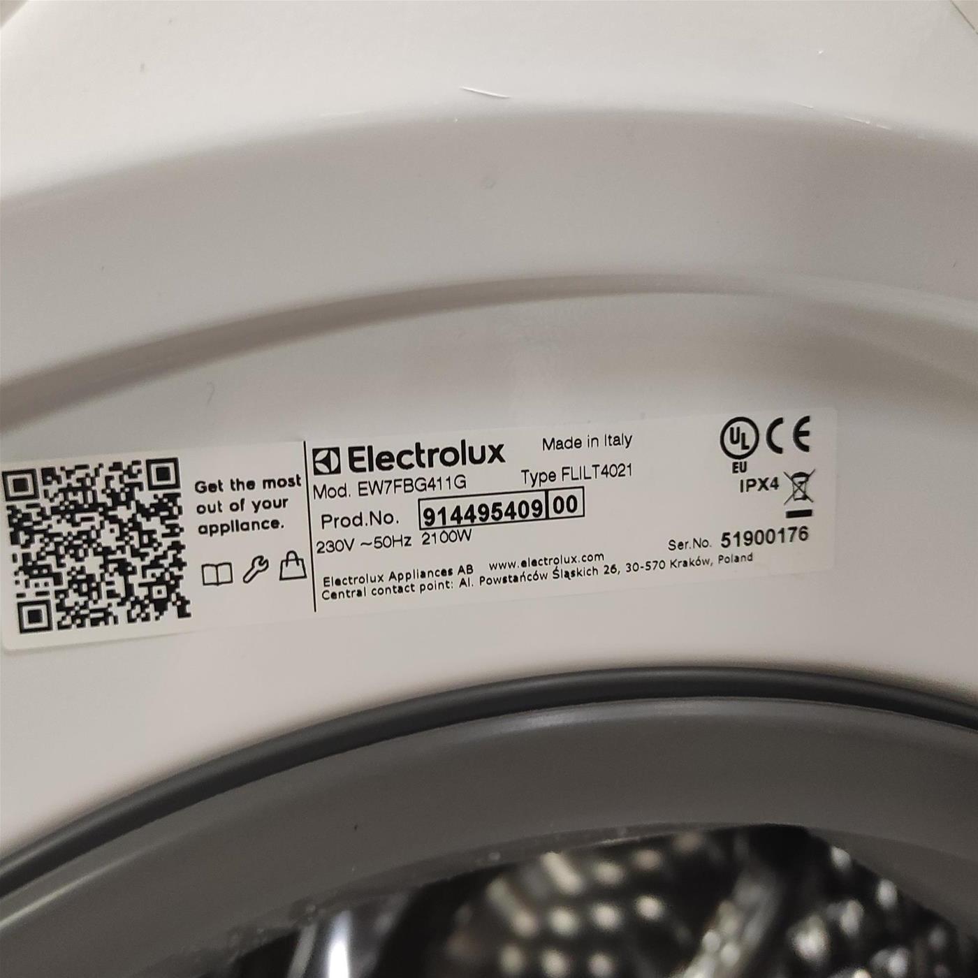 Lavatrice Electrolux EW7FBG411G 11 Kg