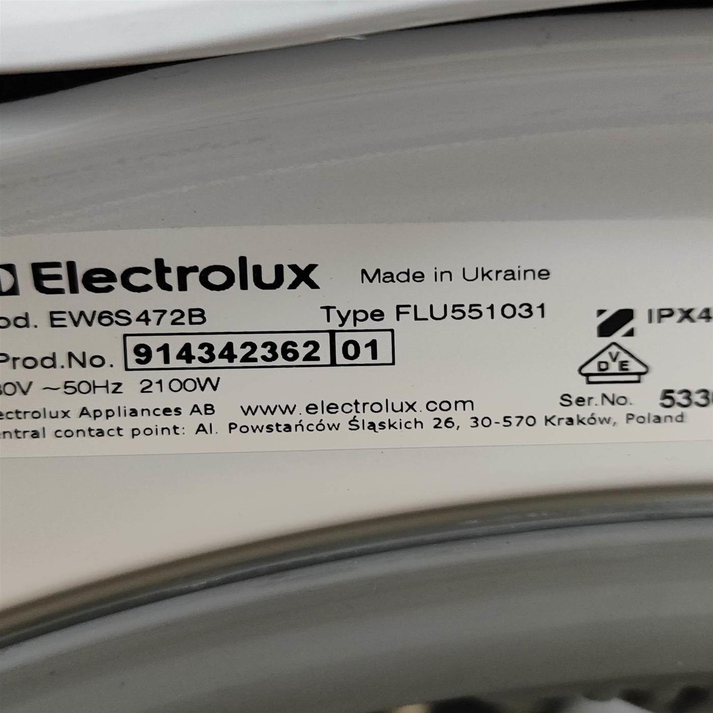 Lavatrice Electrolux SensiCare serie 600 EW6S472B 7 Kg