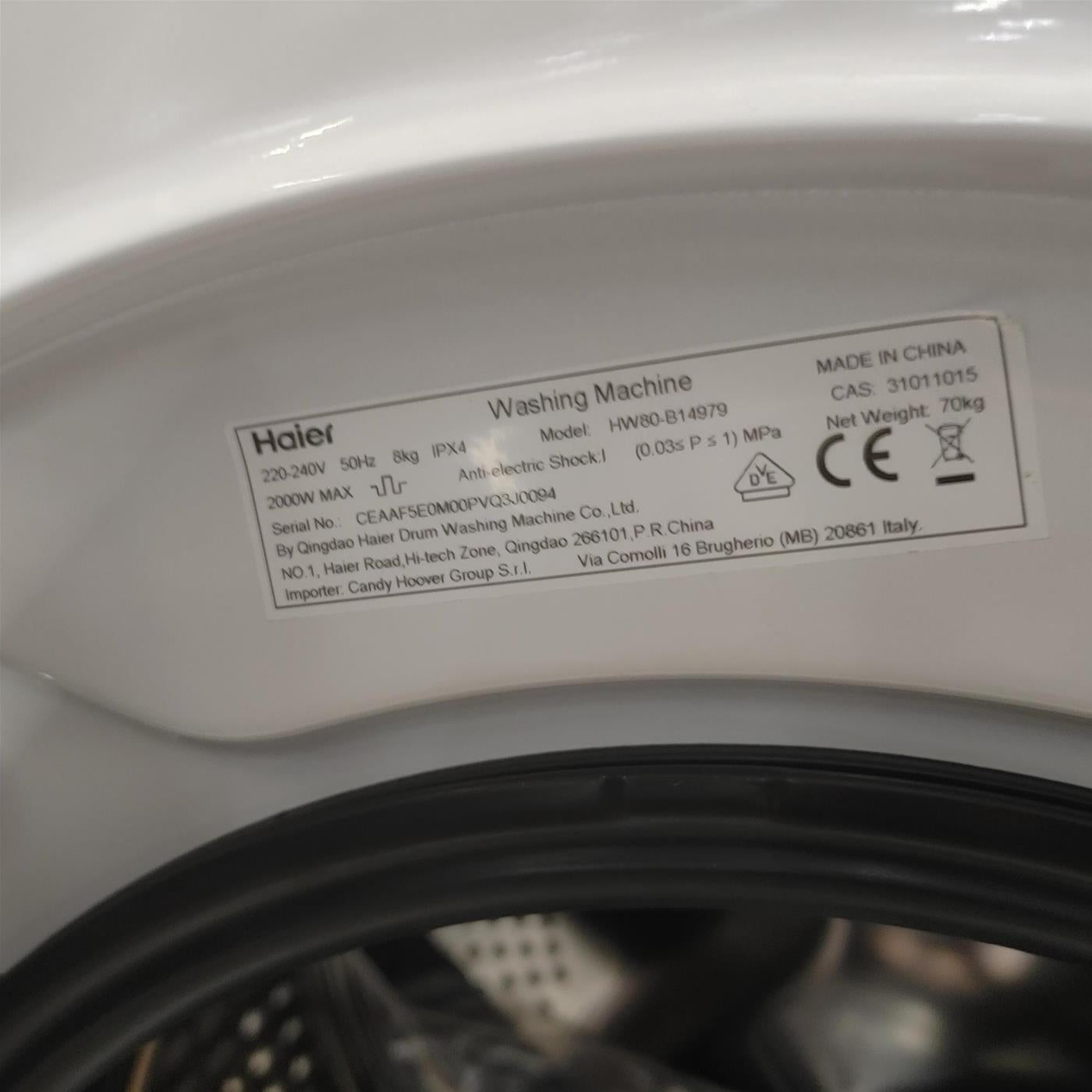 Lavatrice Haier I-Pro Series 7 HW80-B14979 8 Kg