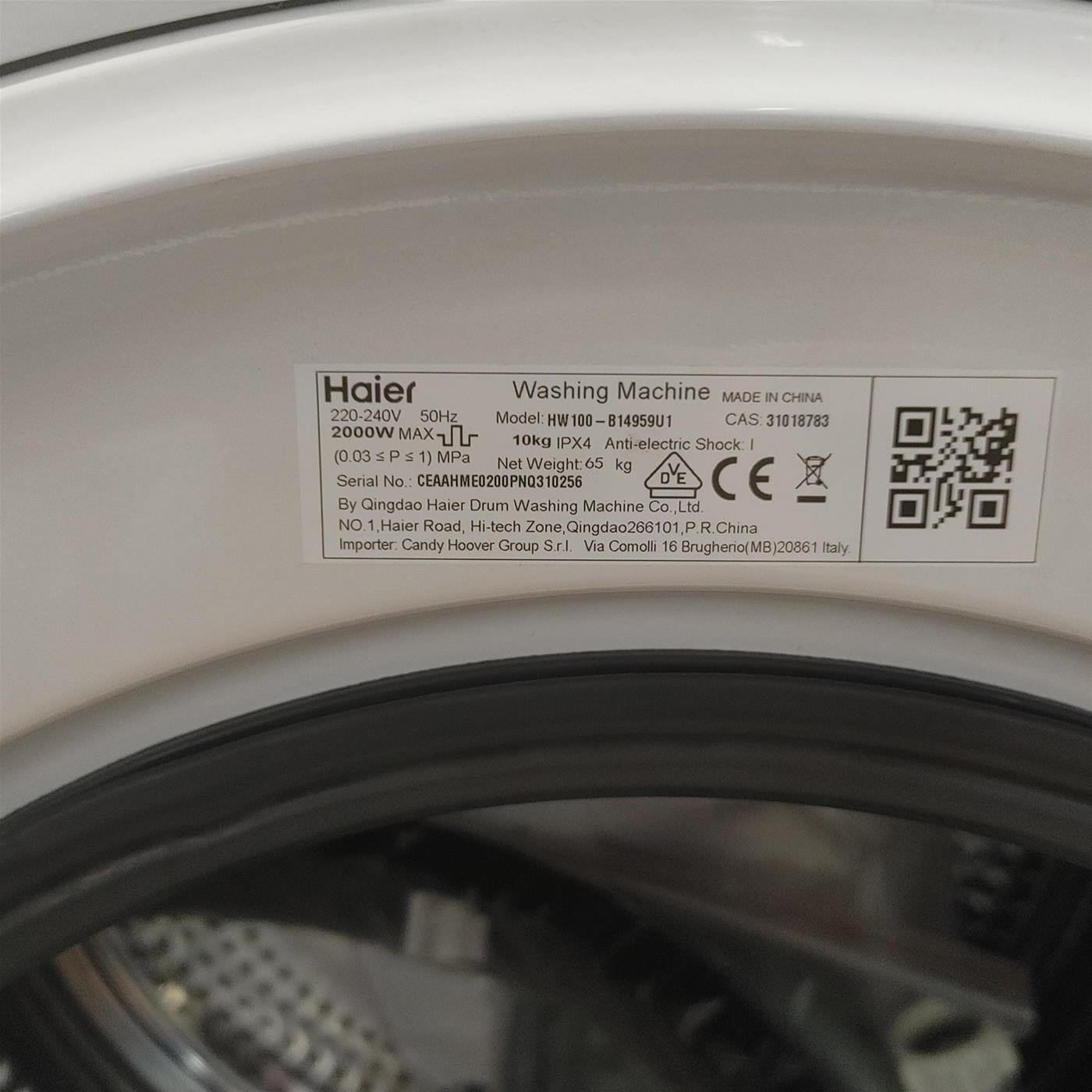 Lavatrice Haier Hw100-b14959u1it Classe A 10 Kg