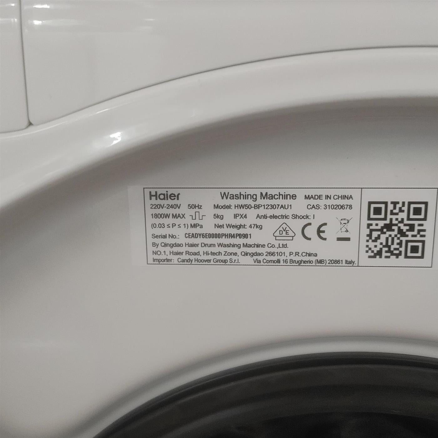 Lavatrice mini Haier HW50-BP12307-S 5 Kg
