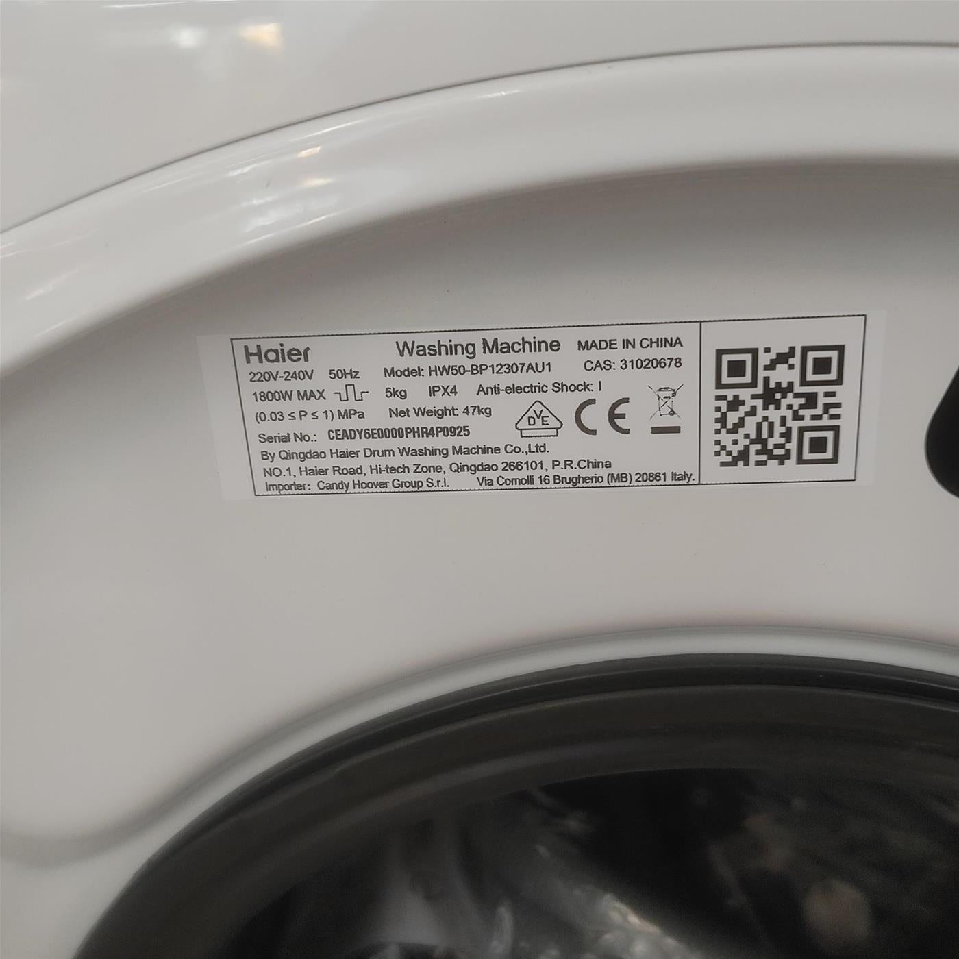 Lavatrice mini Haier HW50-BP12307-S 5 Kg
