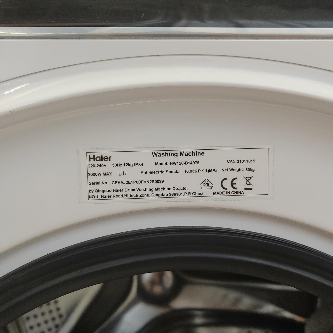 Lavatrice Haier I-Pro Series 7 HW120-B14979 12 Kg