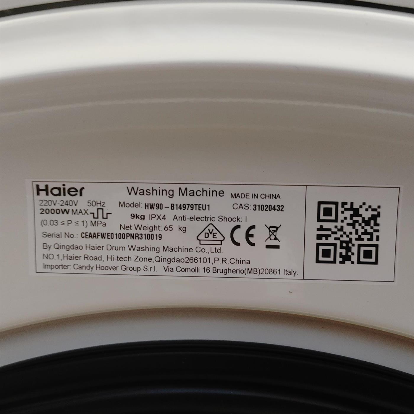 Lavatrice Haier I-Pro Series 7 HW90-B14979 9 Kg
