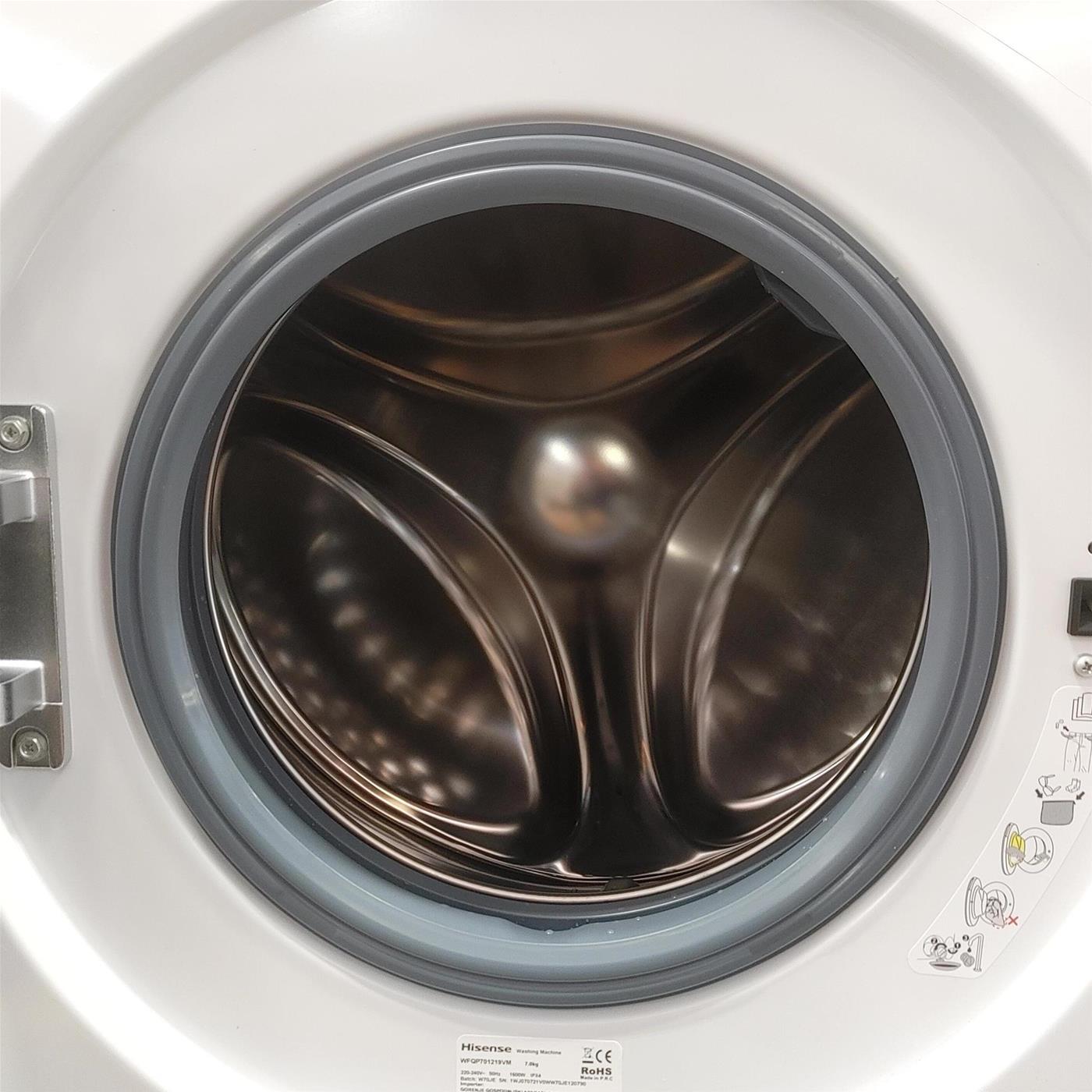 Lavatrice Hisense WFQP701219VM Classe A 7 Kg