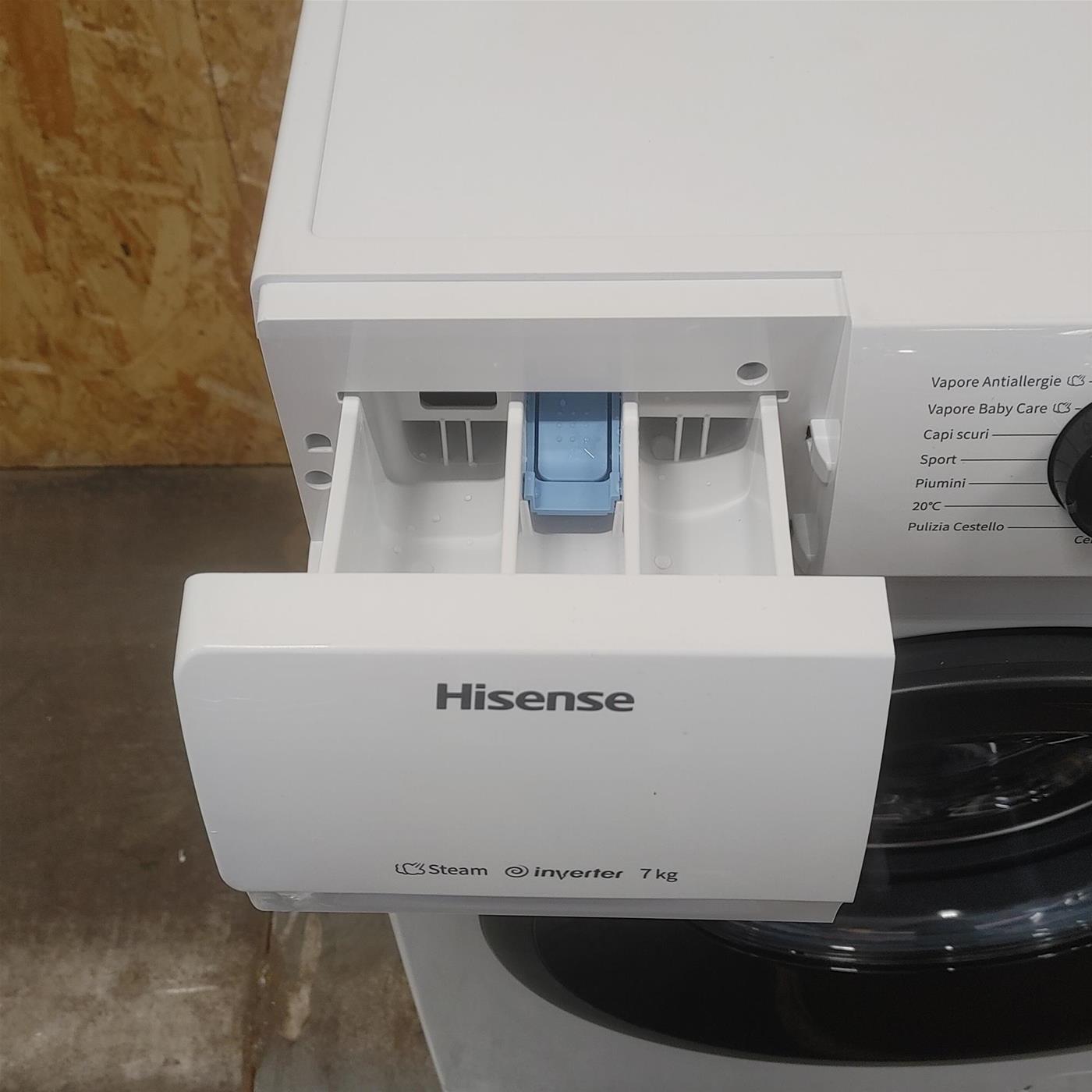 Lavatrice Hisense WFQP701219VM Classe A 7 Kg