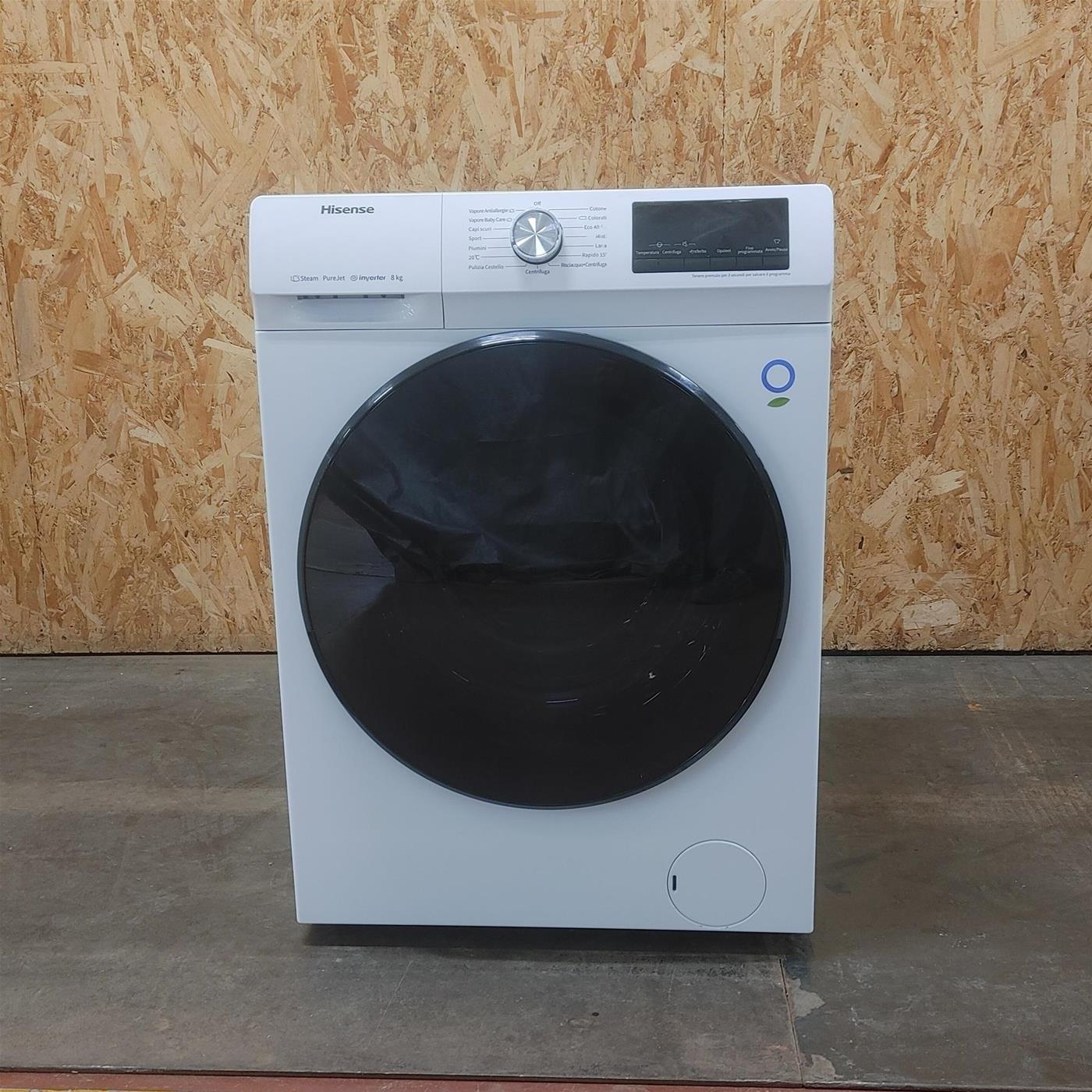 Lavatrice Hisense WFQA8014EVJM Classe A Motore Inverter 8 Kg