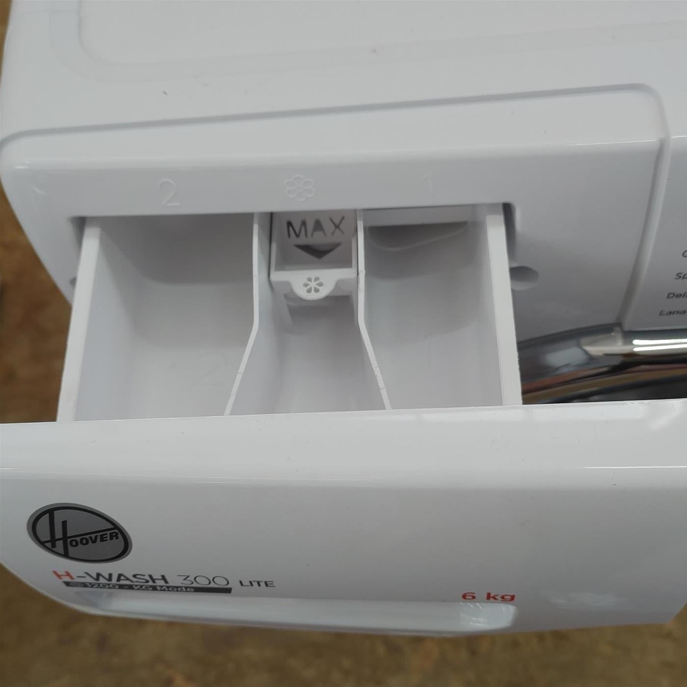 Lavatrice Hoover H-WASH 300 LITE H3W34 262DCE-11 Caricamento frontale 6 kg 1200 Giri/min Bianco