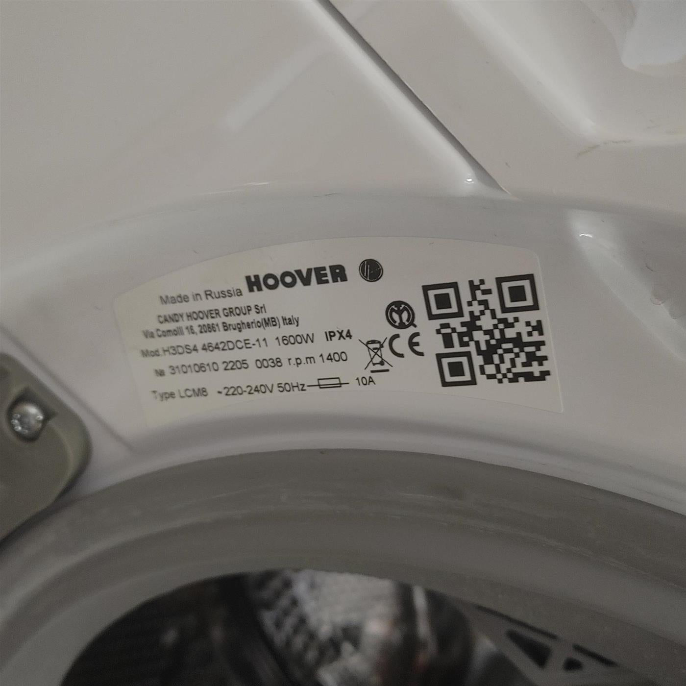 Lavasciuga Hoover H-WASH 300 LITE H3DS4 4642DCE-11 6/4 Kg