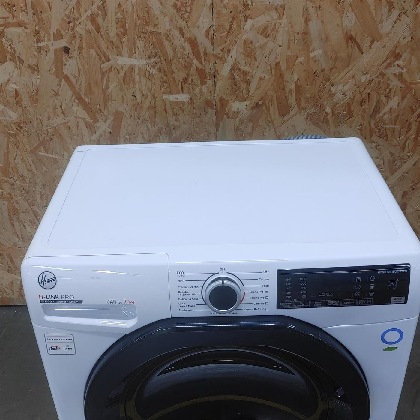 Lavatrice Slim Hoover H-LINK PRO HPS4374DAMB7-11 7 Kg