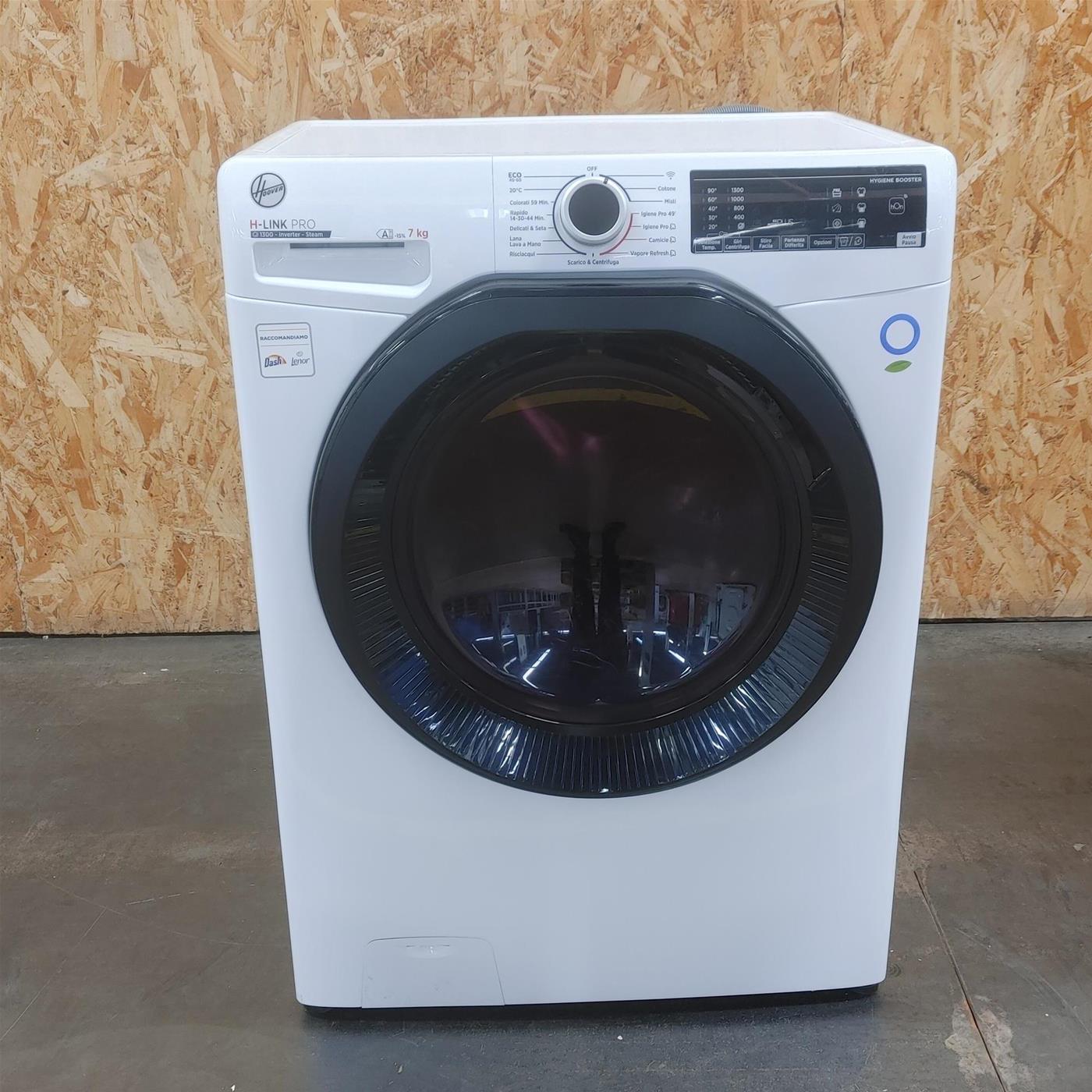 Lavatrice Slim Hoover H-LINK PRO HPS4374DAMB7-11 7 Kg