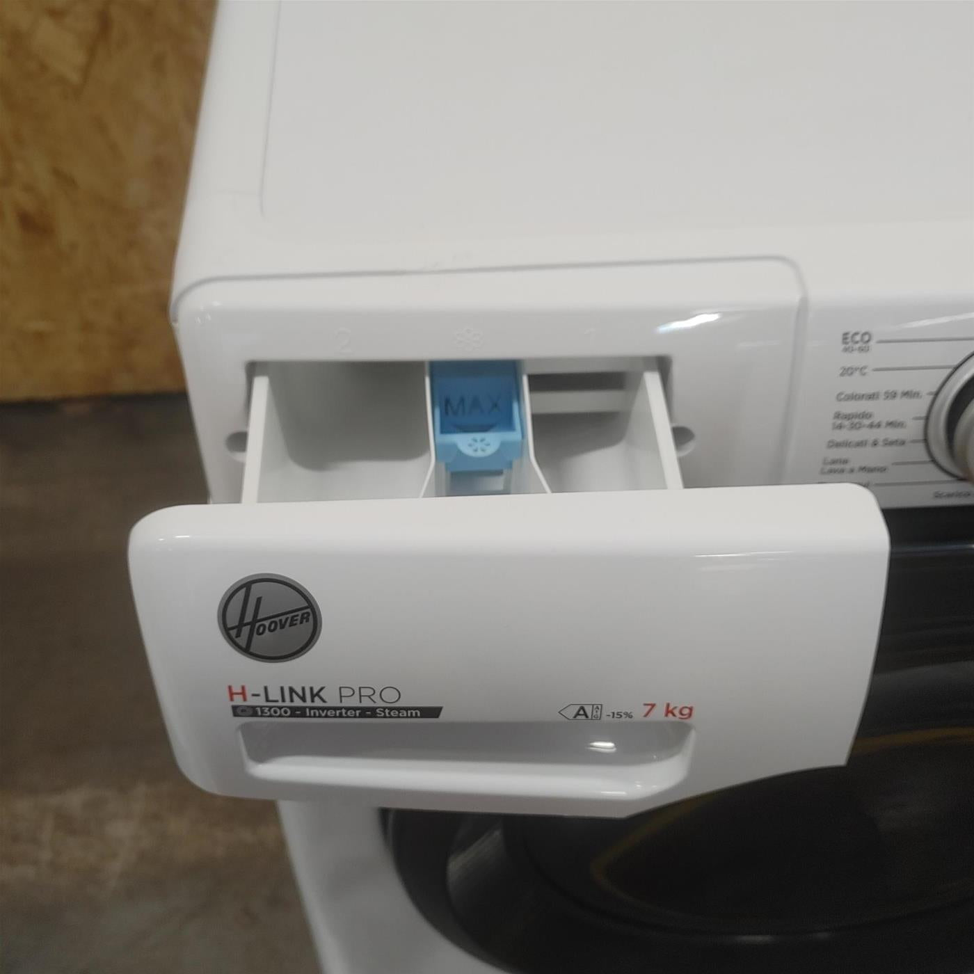Lavatrice Slim Hoover H-LINK PRO HPS4374DAMB7-11 7 Kg