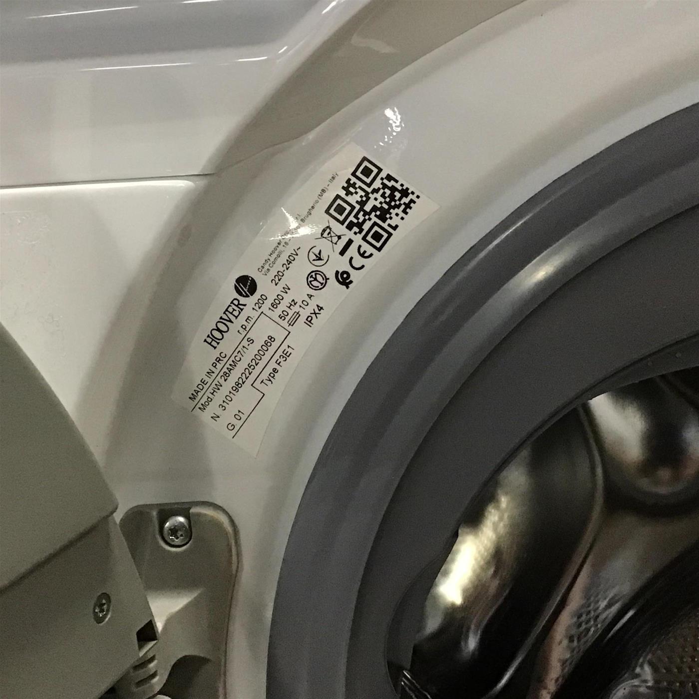 Lavatrice Hoover H-WASH 500 HW 28AMC7/1-S Classe A 8 Kg