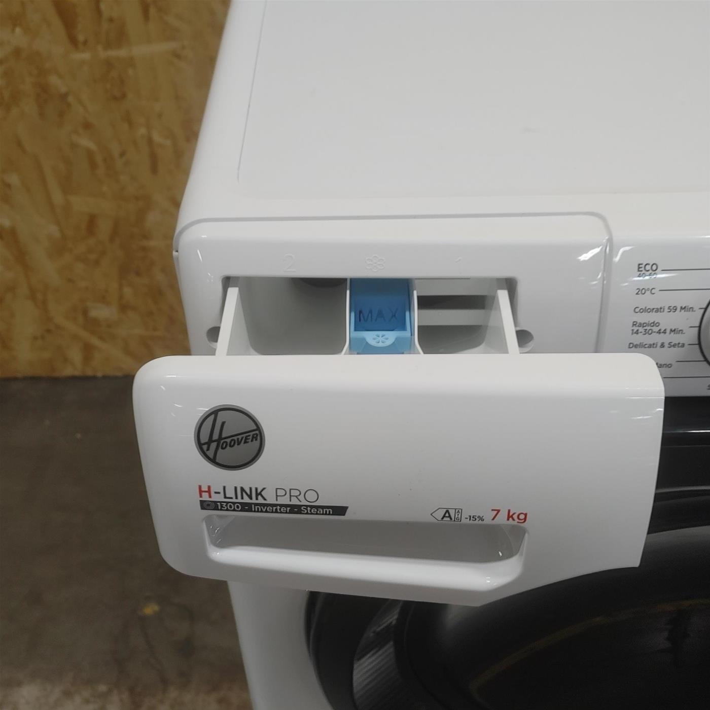 Lavatrice Slim Hoover H-LINK PRO HPS4374DAMB7-11 7 Kg