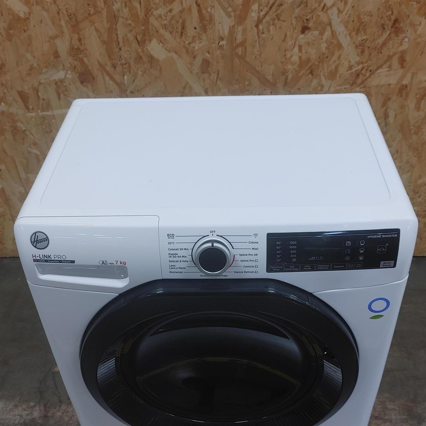 Lavatrice Slim Hoover H-LINK PRO HPS4374DAMB7-11 7 Kg