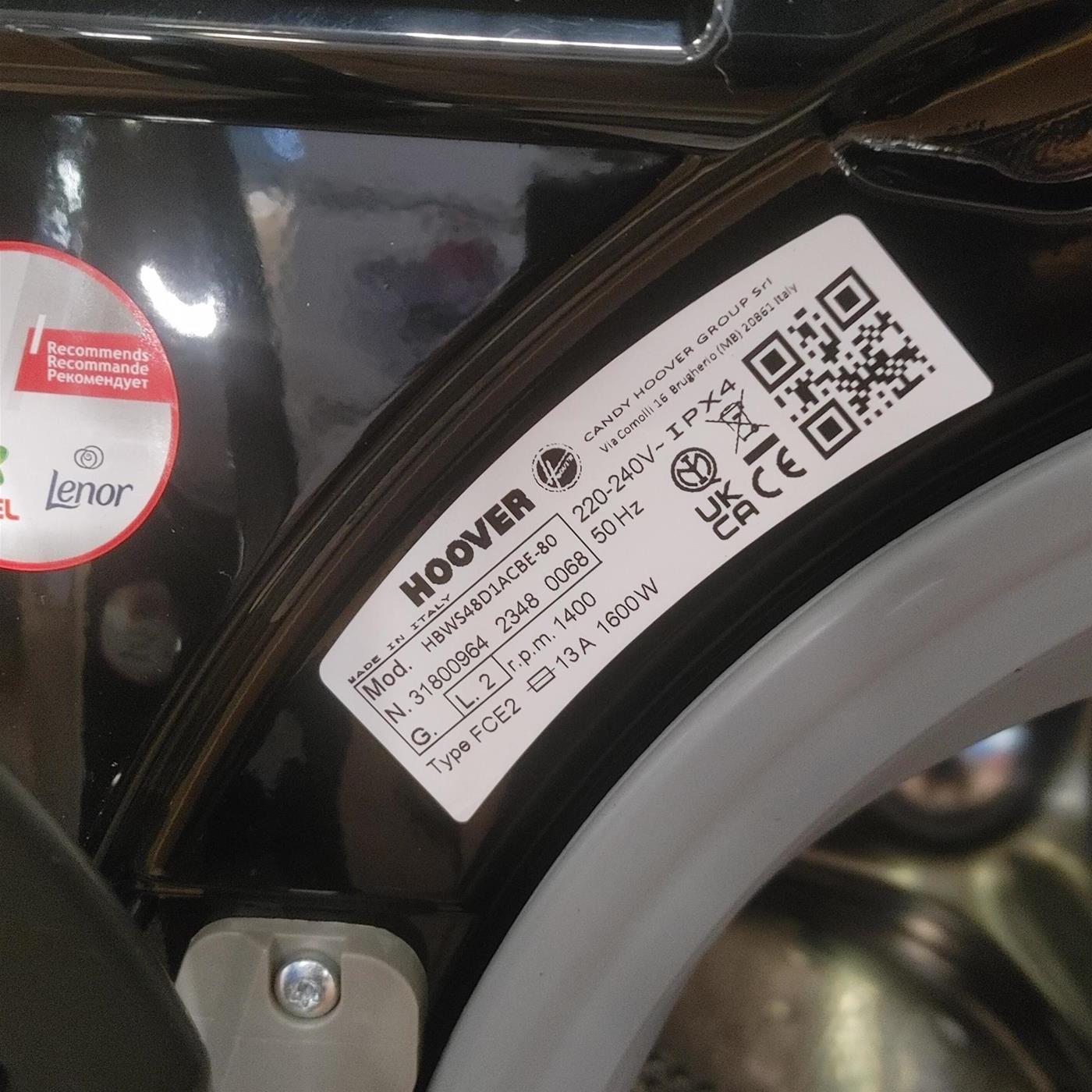 Lavatrice Hoover H-WASH 300 LITE HBWS48D1ACBE/80 8 Kg