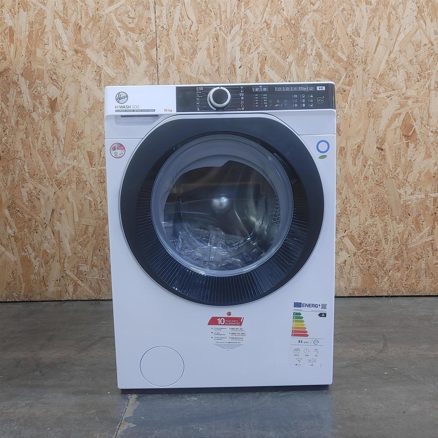 Lavatrice Hoover H-WASH 500 HWE 410AMBS/1-S Inverter, Classe A, Wi-Fi 10 Kg