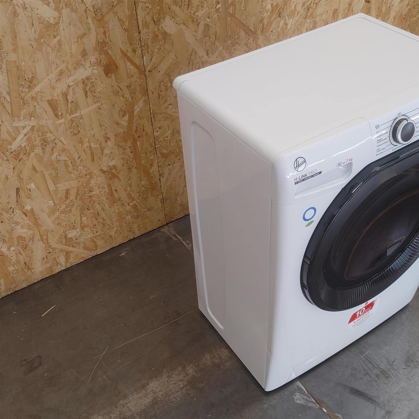 Lavatrice Slim Hoover H-LINK PRO HPS4374DAMB7-11 7 Kg