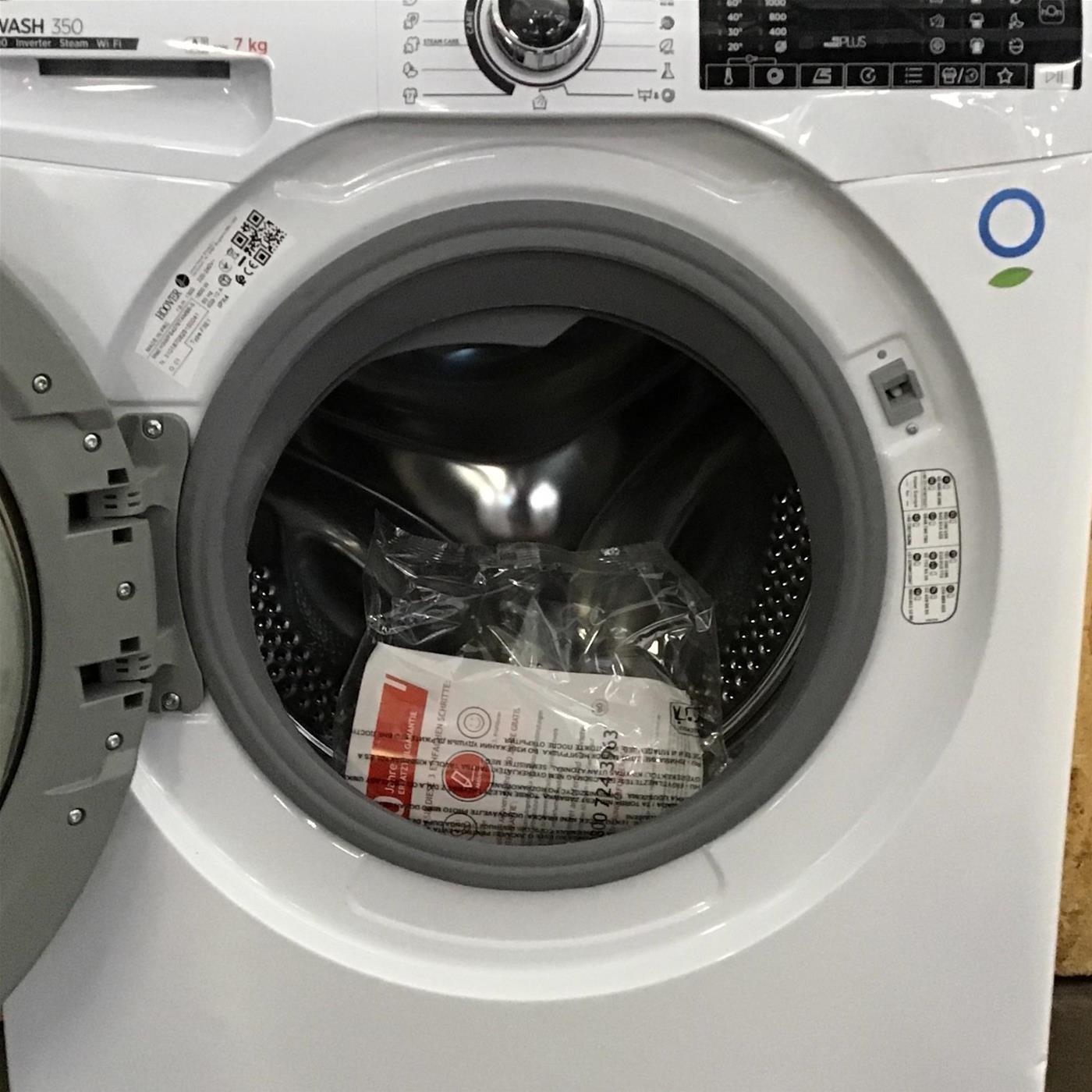 Lavatrice Slim Hoover H-WASH 350 H3WPS-4376TAMB6-S Classe A 7 Kg