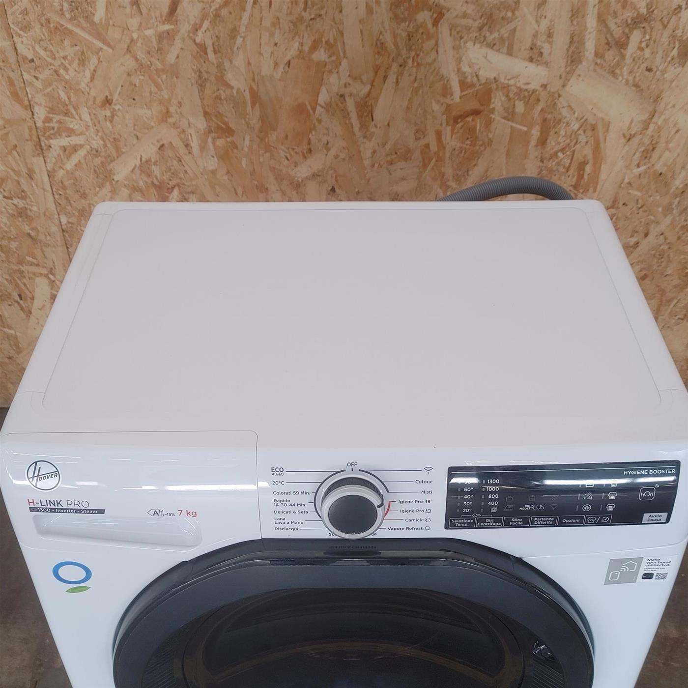 Lavatrice Slim Hoover H-LINK PRO HPS4374DAMB7-11 Classe A 7 Kg