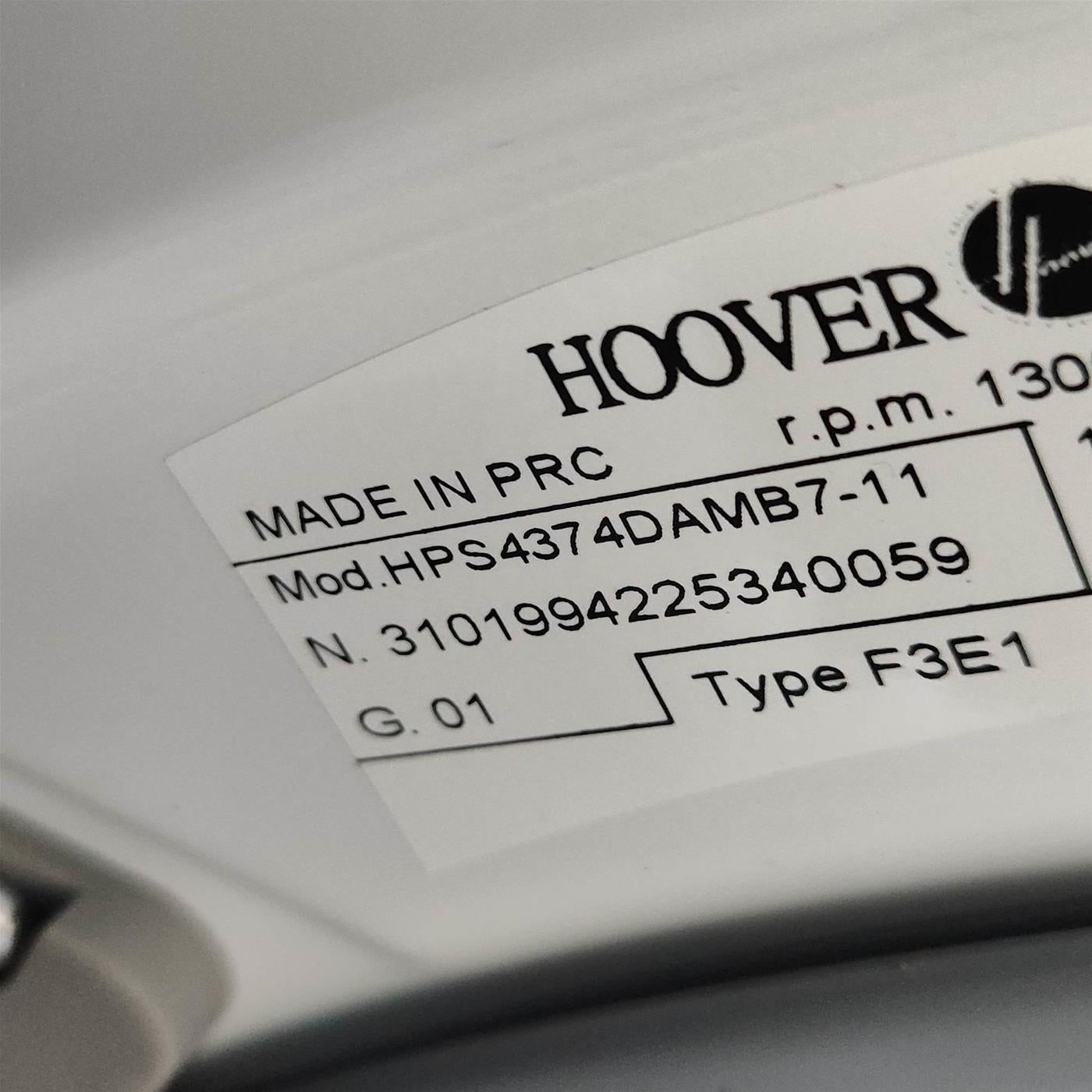 Lavatrice Slim Hoover H-LINK PRO HPS4374DAMB7-11 Classe A 7 Kg