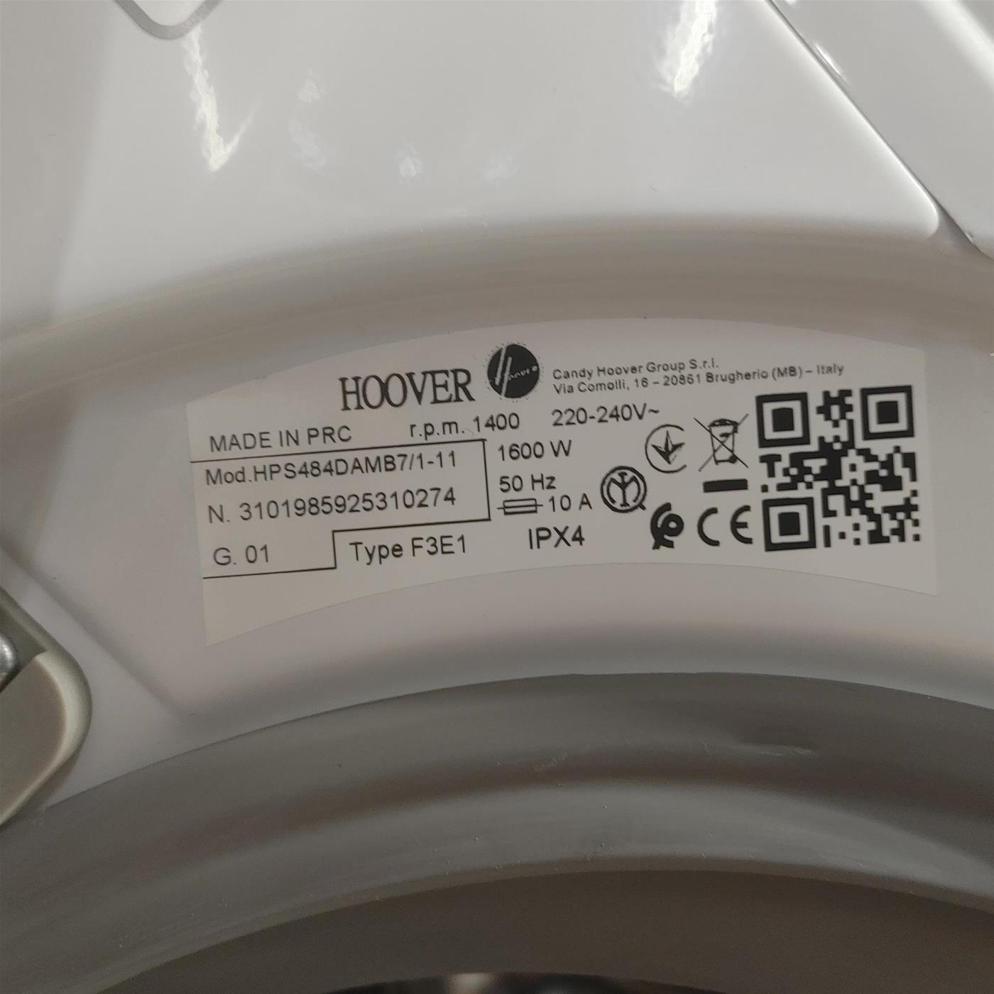 Lavatrice Hoover LINK PRO HPS484DAMB7/1-11 Classe A 8 Kg