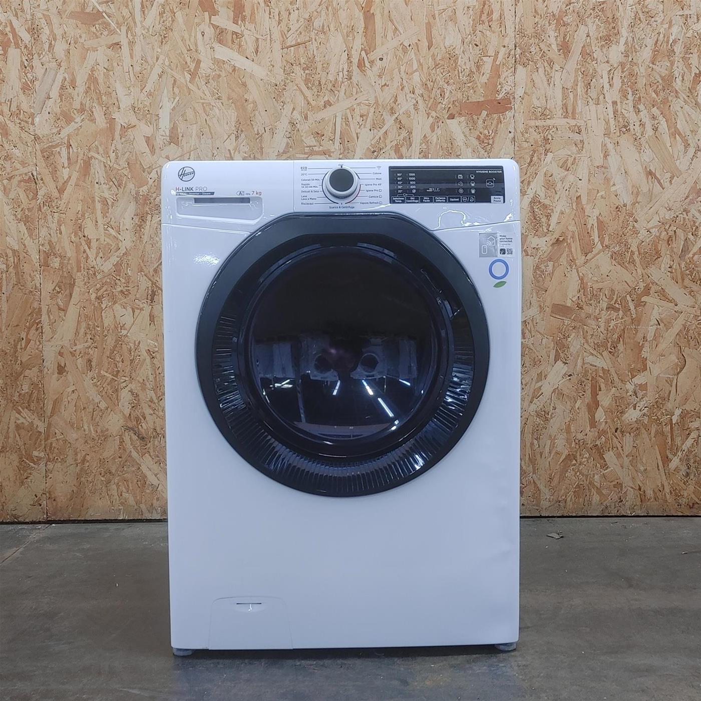 Lavatrice Slim Hoover H-LINK PRO HPS4374DAMB7-11 Classe A 7 Kg