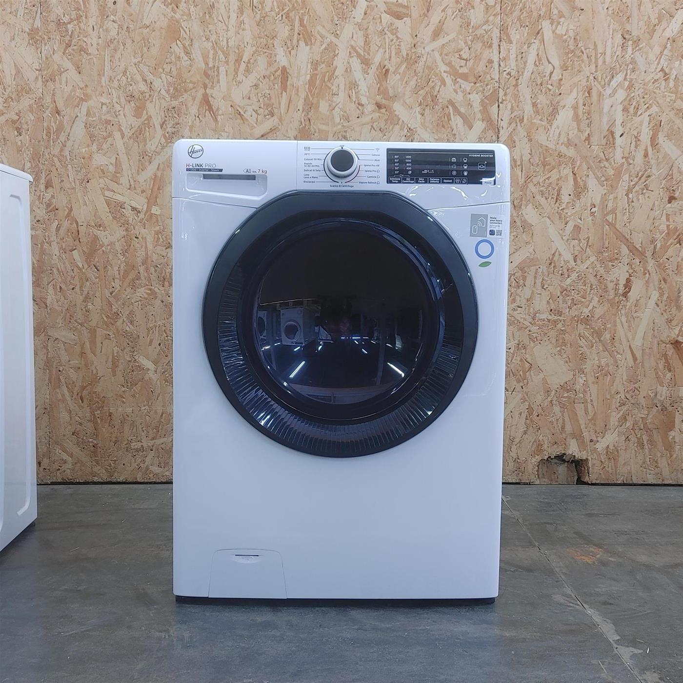 Lavatrice Slim Hoover H-LINK PRO HPS4374DAMB7-11 Classe A 7 Kg