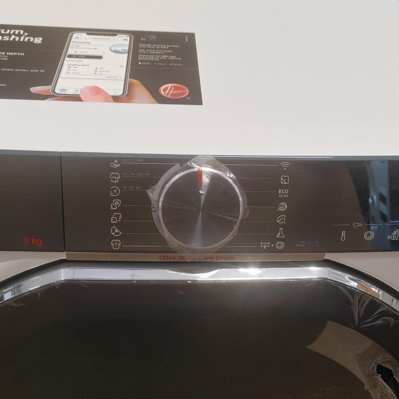 Lavatrice Slim Hoover H7W4 49MBC8-S Inverter Wi-Fi Classe A 9 Kg