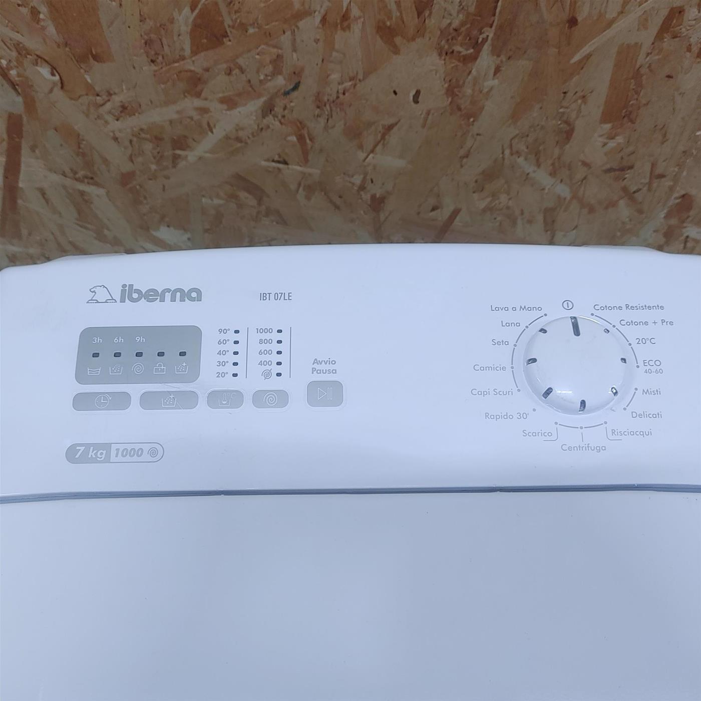 Lavatrice Iberna IBT07LE/1-11 caricamento dall'alto