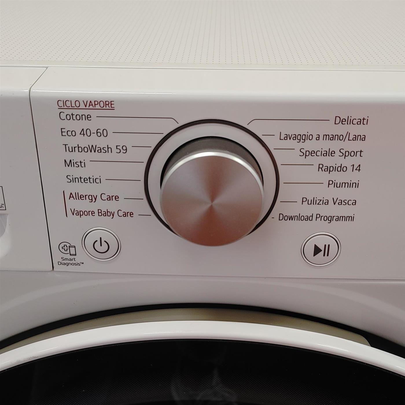 Lavatrice intelligente LG F4WV509S0EA AI DD  Autodosaggio 9 Kg