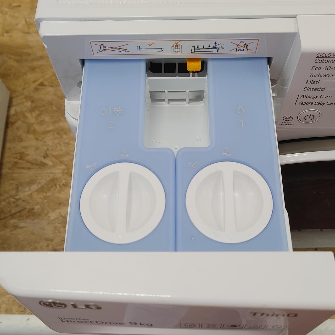 Lavatrice intelligente LG F4WV509S0EA AI DD  Autodosaggio 9 Kg