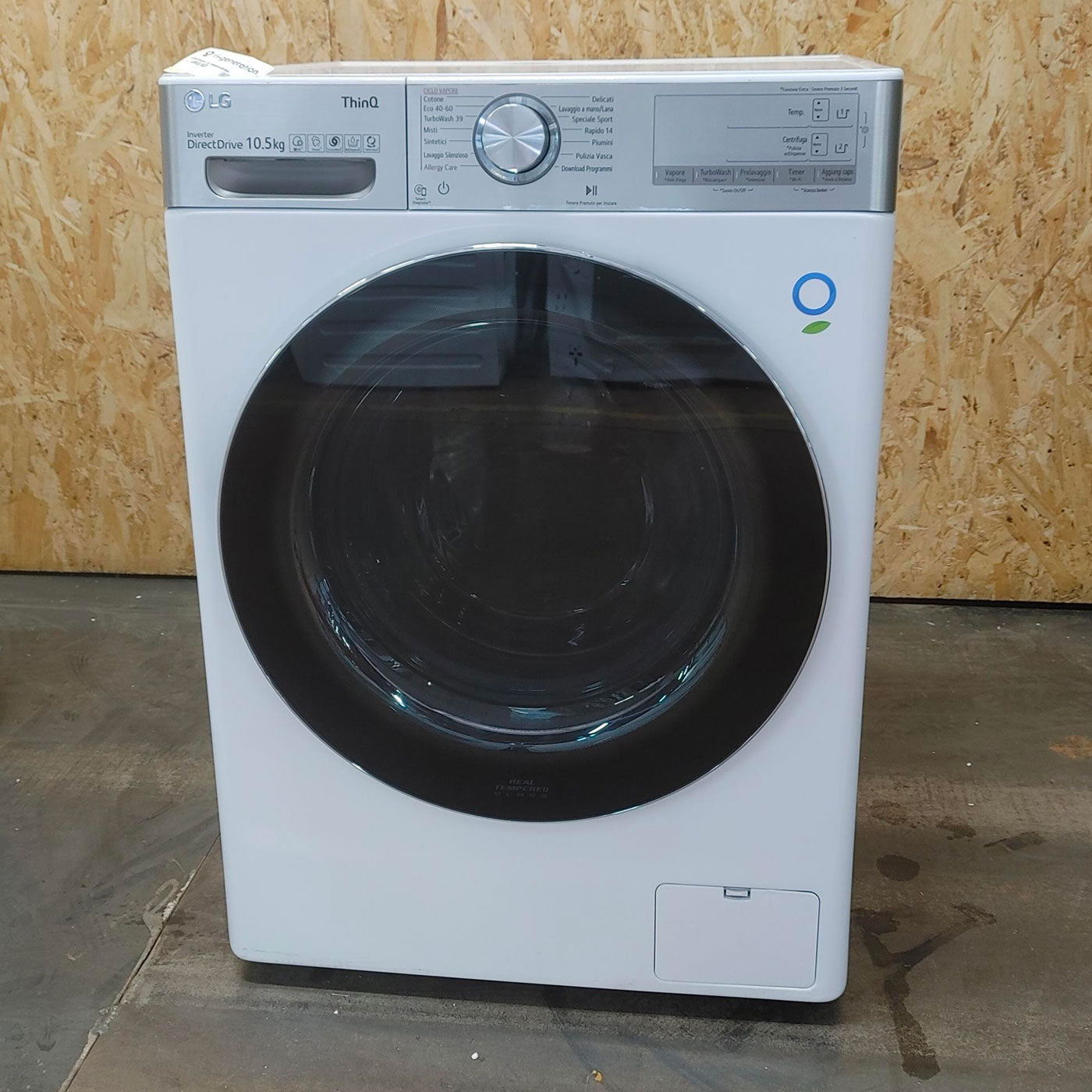 LG F6WV910P2EA lavatrice Caricamento frontale 10,5 kg 1600 Giri/min Bianco