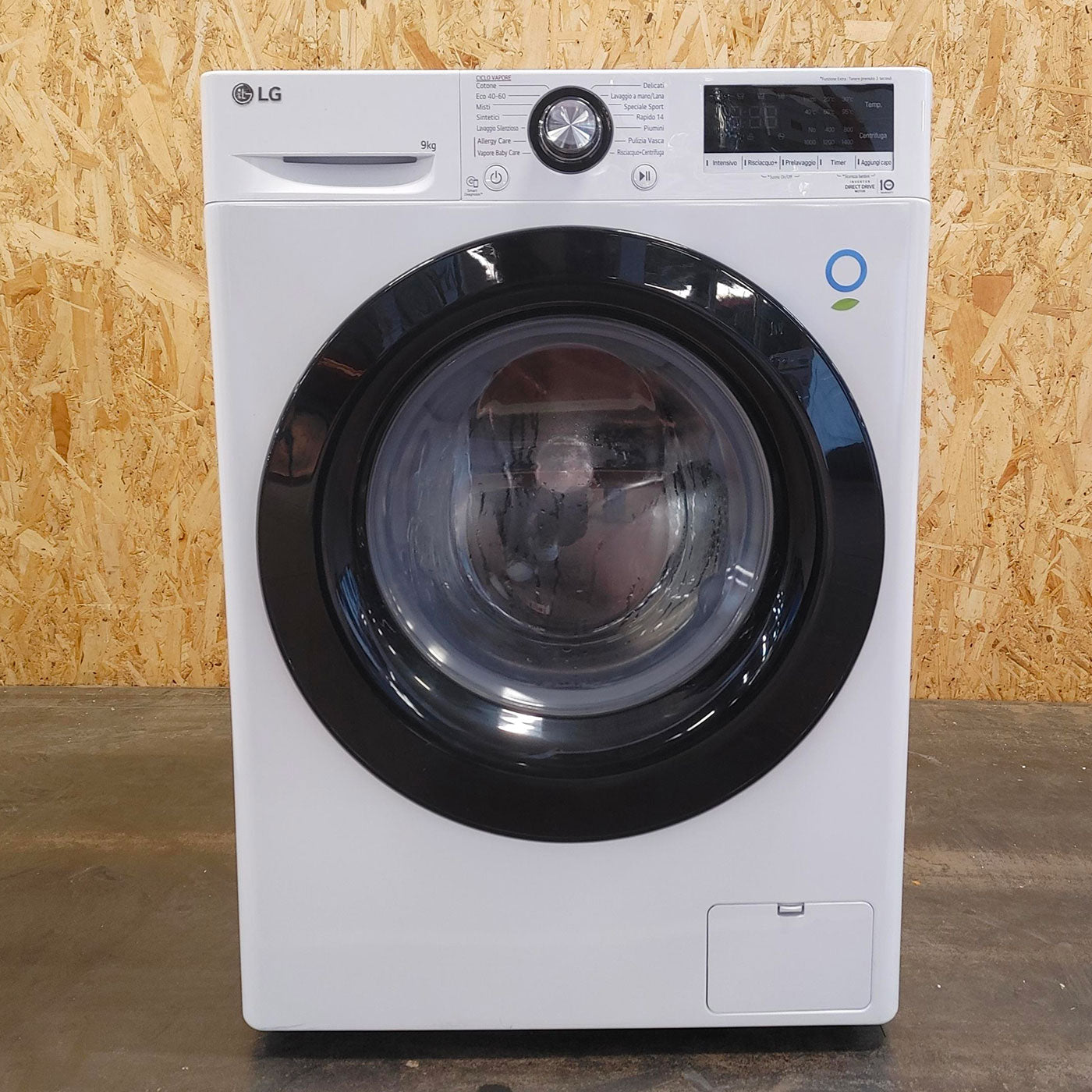 LG F4WV309S6E Lavatrice Intelligente AIDD 9kg Vapore 1400 Giri/min Carica frontale Classe B