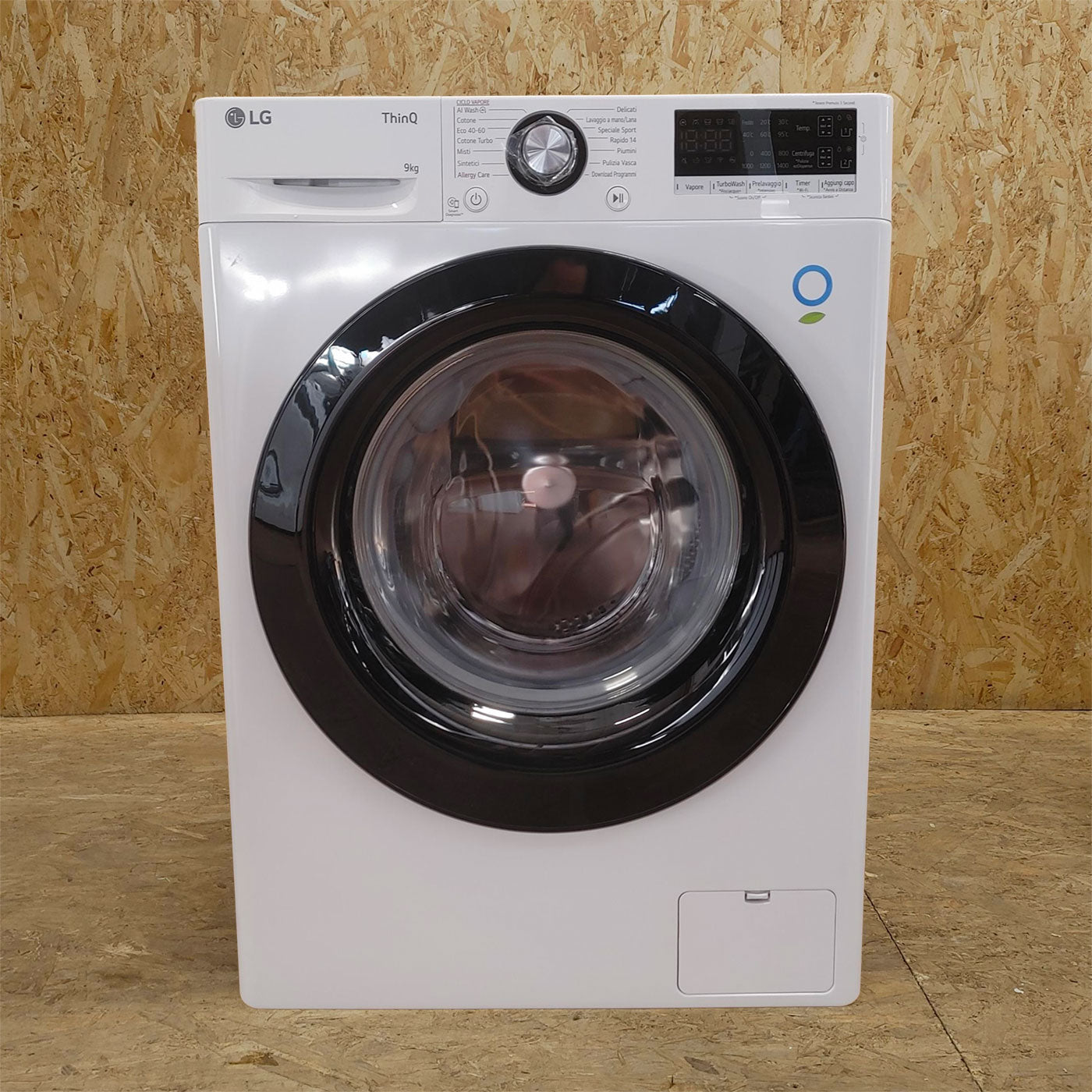 Lavatrice LG F4R3509NSWB Carica frontale 9 kg 1400 Giri/min Bianco