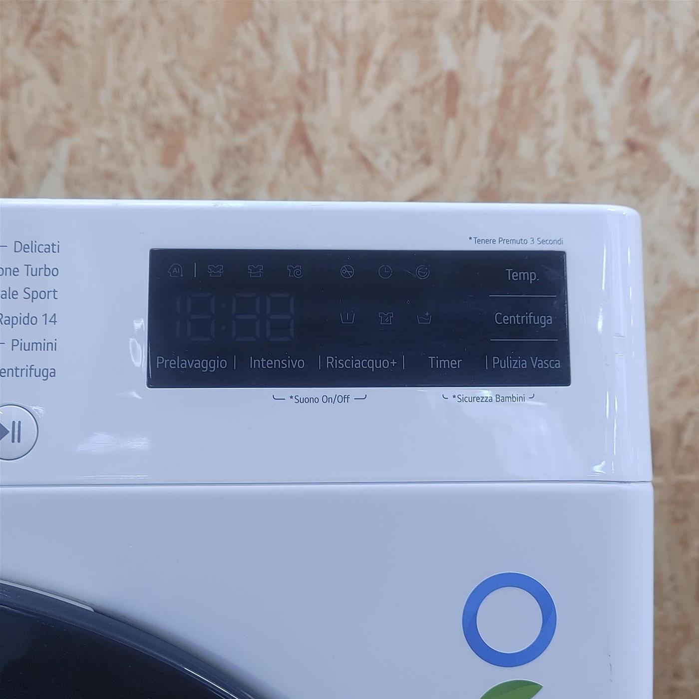 Lavatrice intelligente LG F4R3011NSWB AI DD Classe A 11 Kg